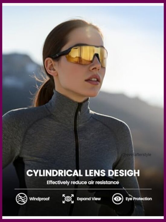 Polarized Sports Sunglasses with UV400 Protection Photochromic Lens